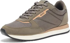 BOSS Men's Kai Retro Style Low Profile Sneaker