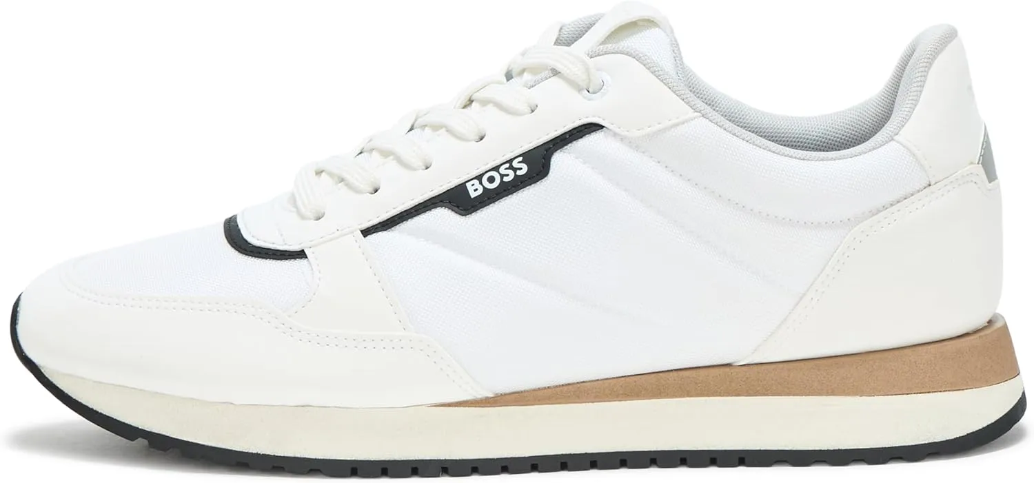 BOSS Men's Kai Retro Style Low Profile Sneaker