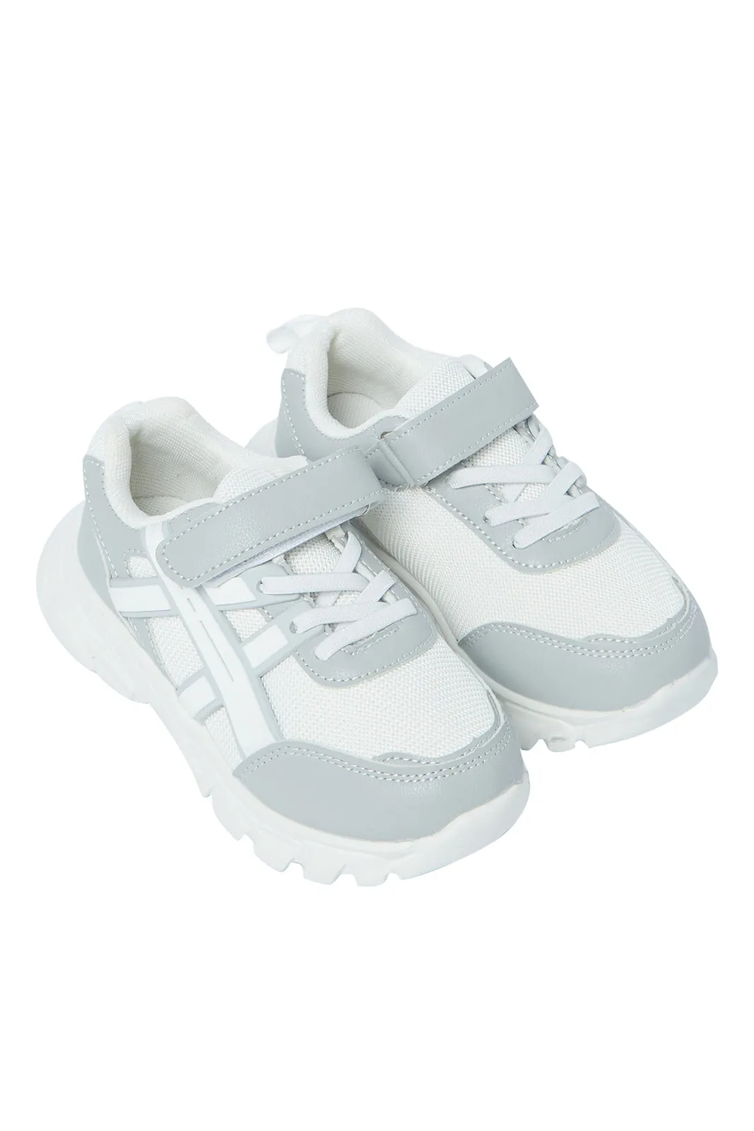 Boys Grey Colour Block Chunky Sneaker