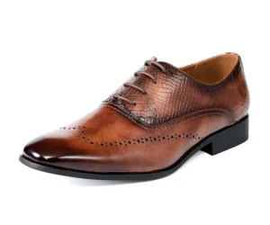 Burke Tan Wingtip Oxfords