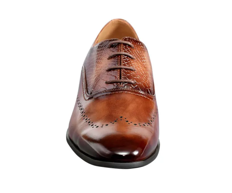 Burke Tan Wingtip Oxfords