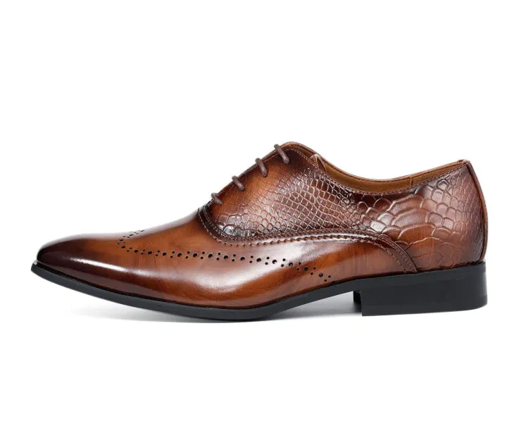 Burke Tan Wingtip Oxfords