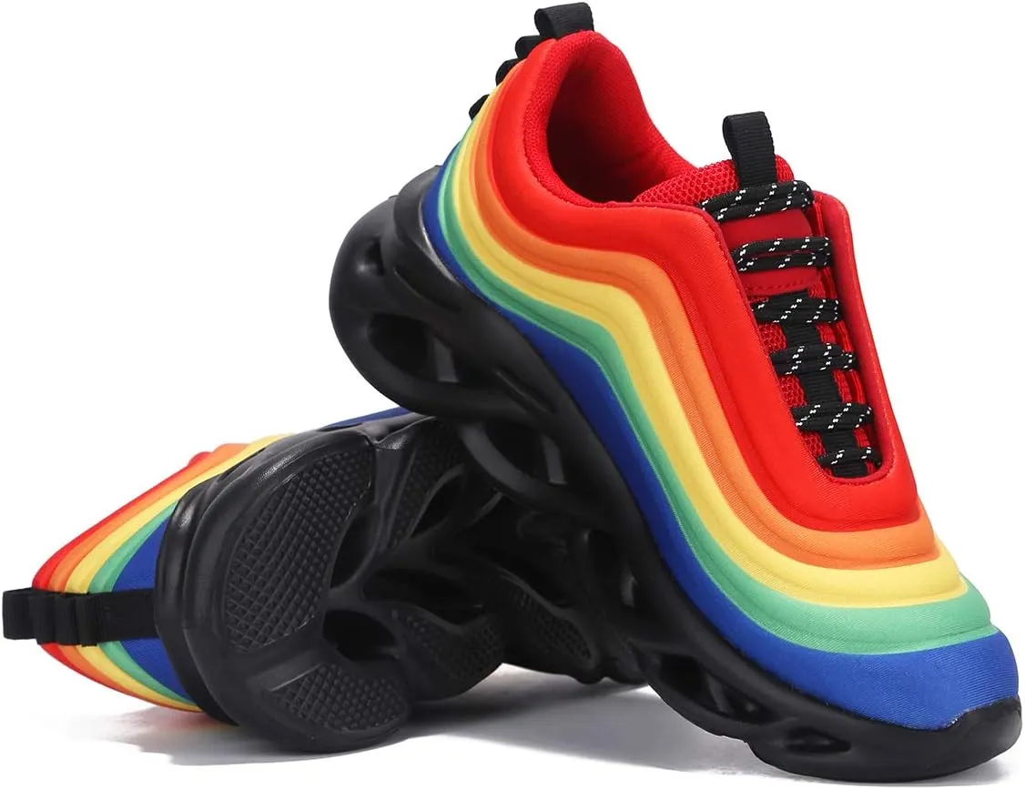 Cape Robbin Orlando Multi Running Shoes Aerated Spiral Casual Fashion Sneakers