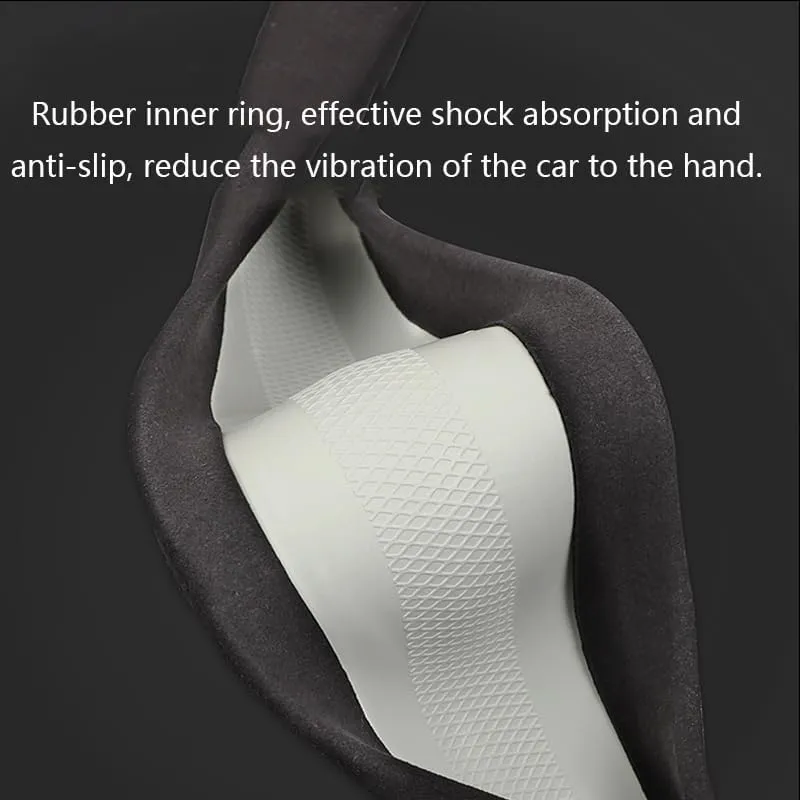 Car Steering Wheel Cover for Mazda Biante 2008-2018, Steering Wheel Cover Set, Car Steering Wheel Cover Protector for Men Women Interior Accessory,BlackA
