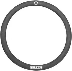 Car Steering Wheel Cover for Mazda Biante 2008-2018, Steering Wheel Cover Set, Car Steering Wheel Cover Protector for Men Women Interior Accessory,BlackA
