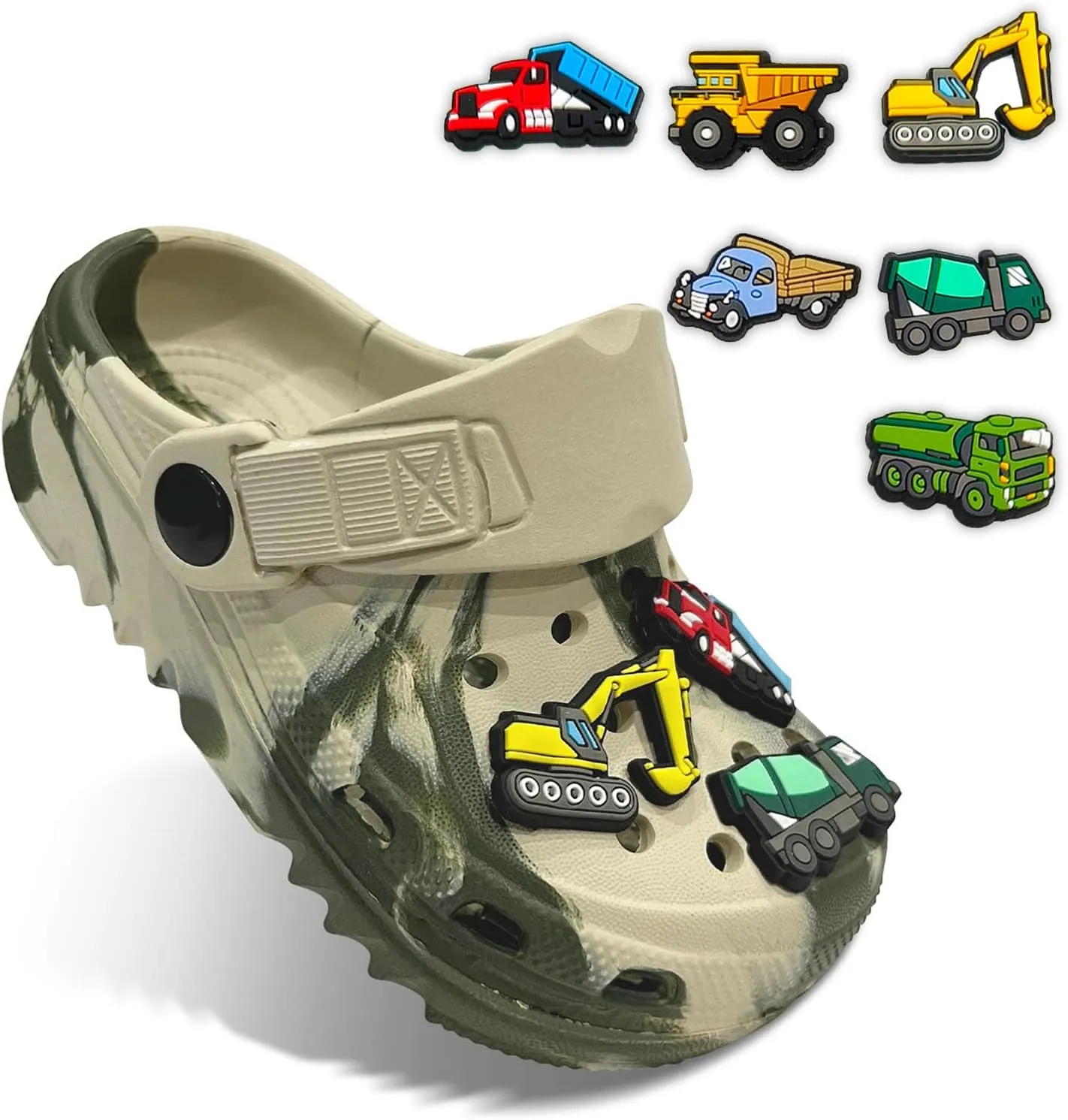 Cartoon Kids Toddler Garden Clogs Non Slip Beach Pool Slide Water Shoes Indoor Outdoor Clogs Sandals for Boys Girls Birthday Gift.