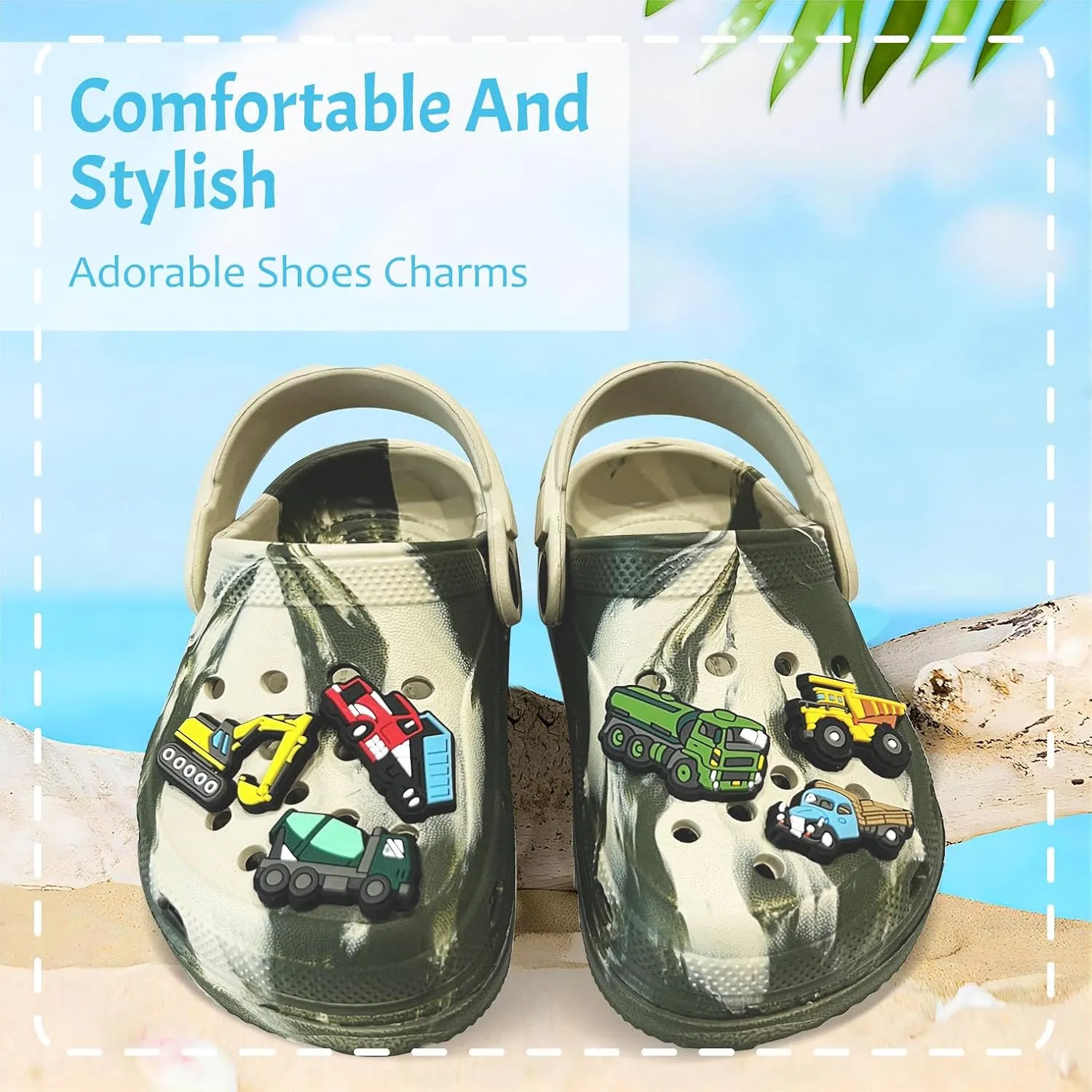 Cartoon Kids Toddler Garden Clogs Non Slip Beach Pool Slide Water Shoes Indoor Outdoor Clogs Sandals for Boys Girls Birthday Gift.