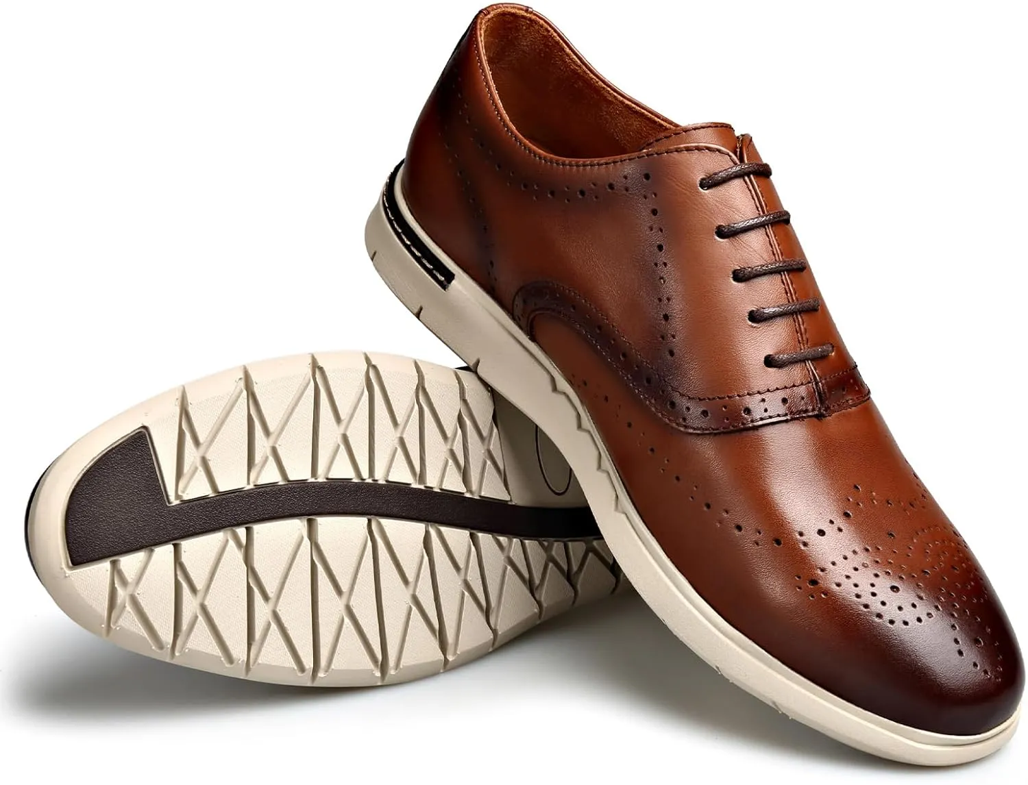 Casual Dress Shoes for Men, Business Casual Oxfords Wingtip