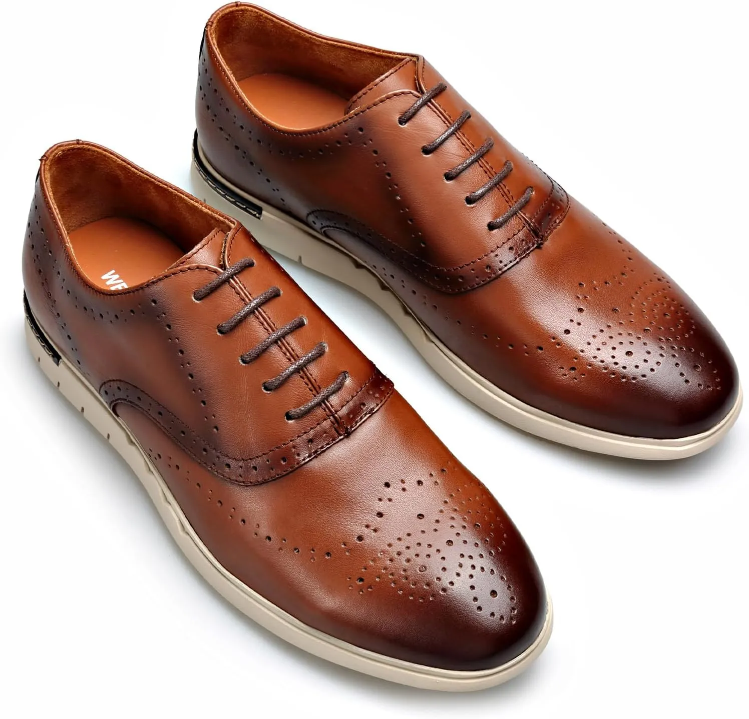 Casual Dress Shoes for Men, Business Casual Oxfords Wingtip