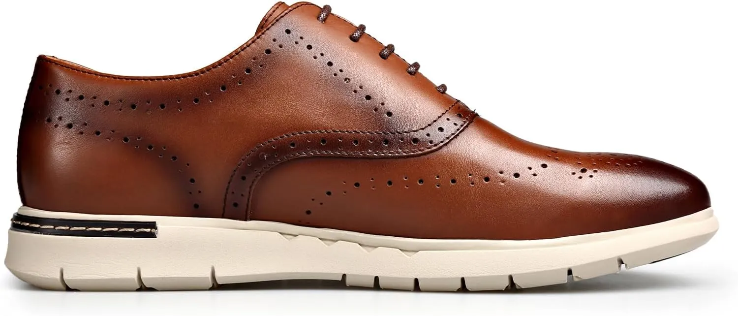 Casual Dress Shoes for Men, Business Casual Oxfords Wingtip