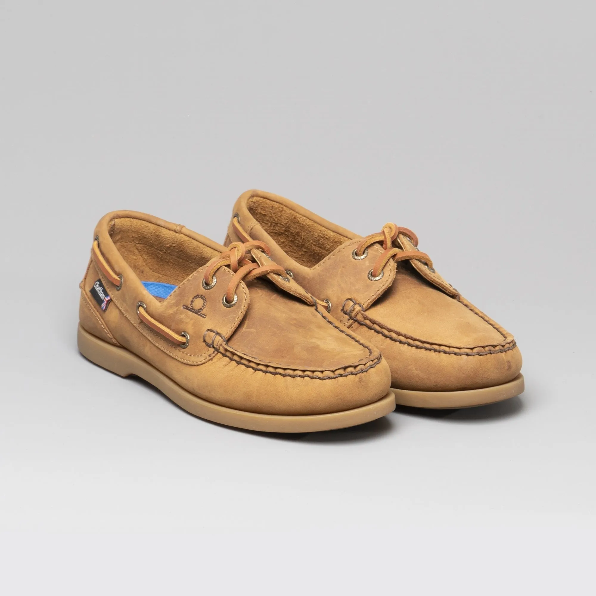 Chatham DECK LADY II Womens Boat Shoes Walnut