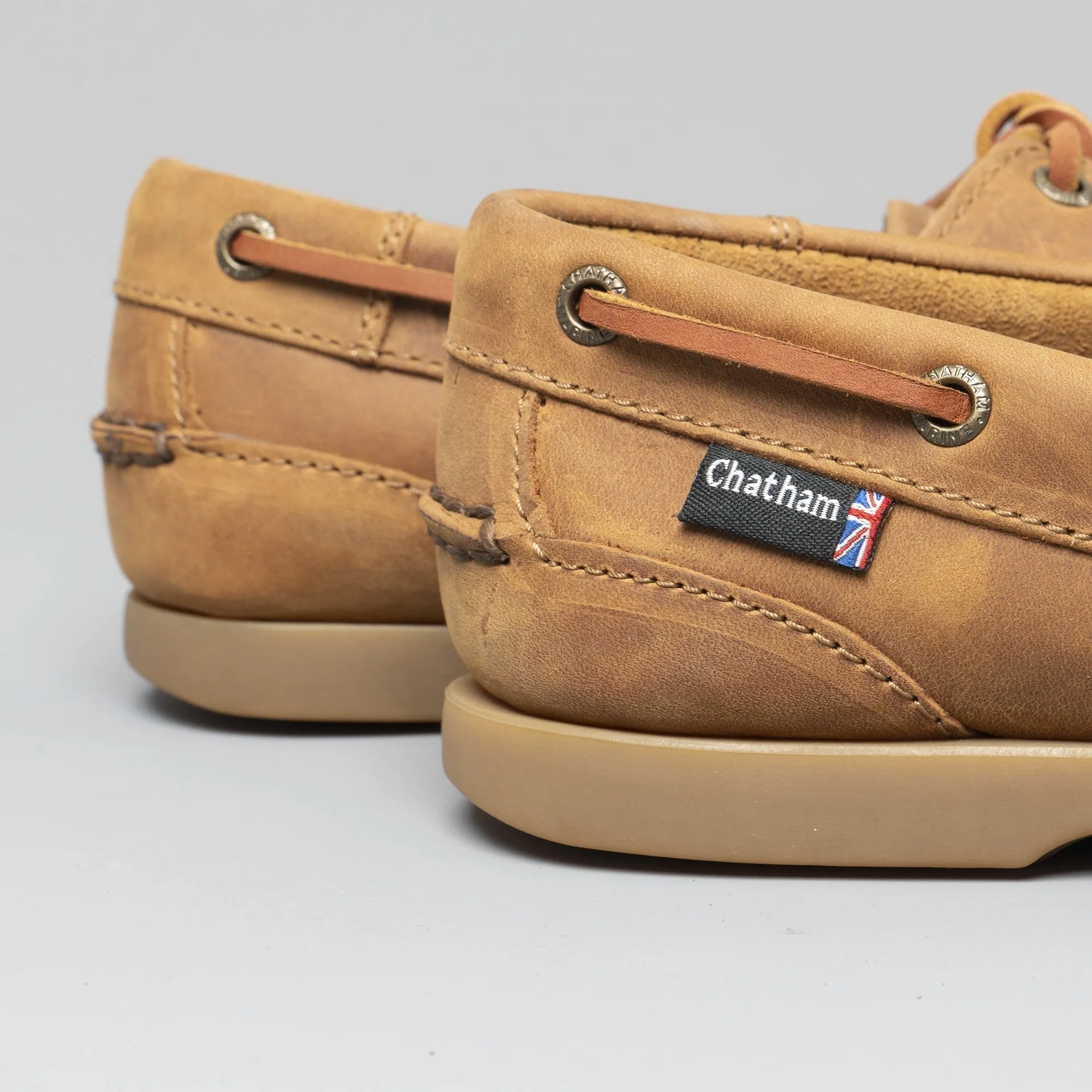 Chatham DECK LADY II Womens Boat Shoes Walnut