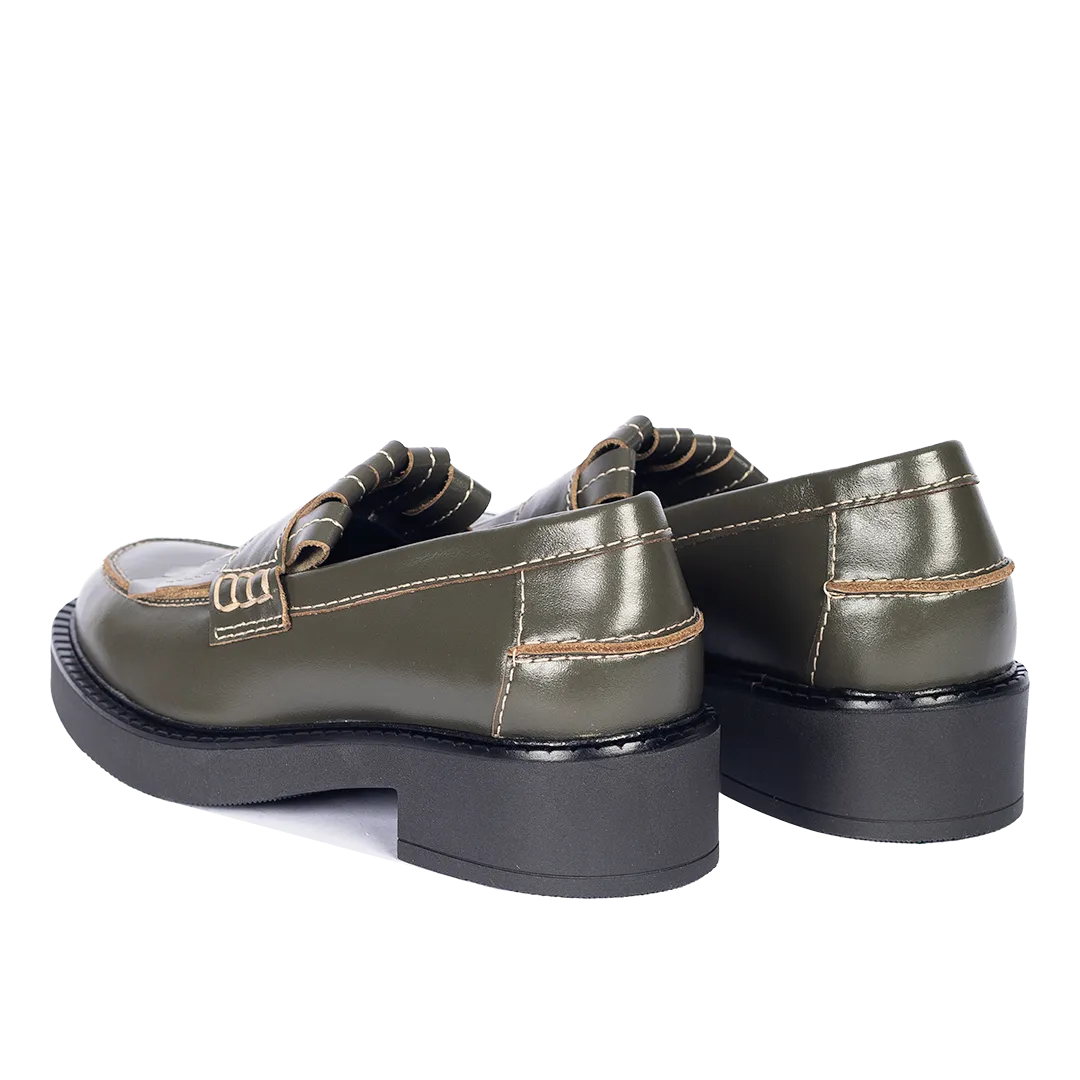 Chunky Penny Loafer mit Fransen
