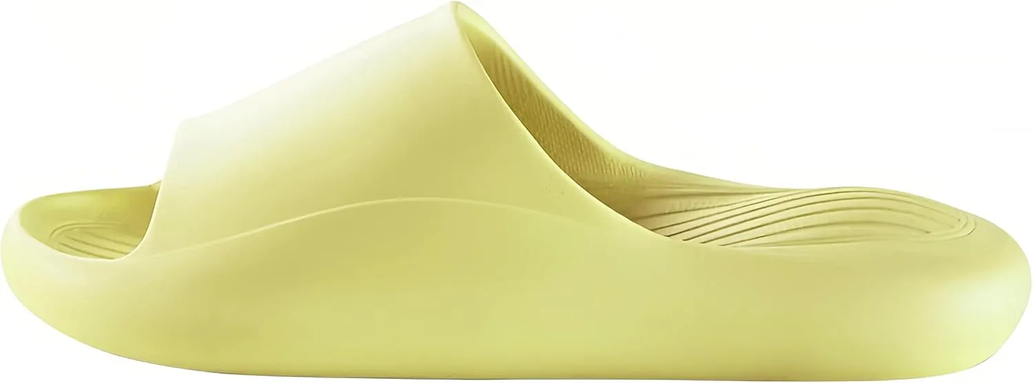Cloud Pillow Comfy Slippers for Women and Men Thick Sole Cute Soft Cushion Platform Non-Slip Quick Drying Open Toe Home House Bathroom Bedroom Slides Lightweight EVA Sandals Indoor and Outdoor Shoes