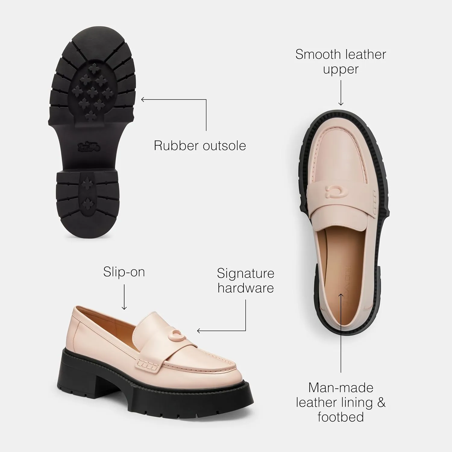 Coach Women's Leah Platform Loafer