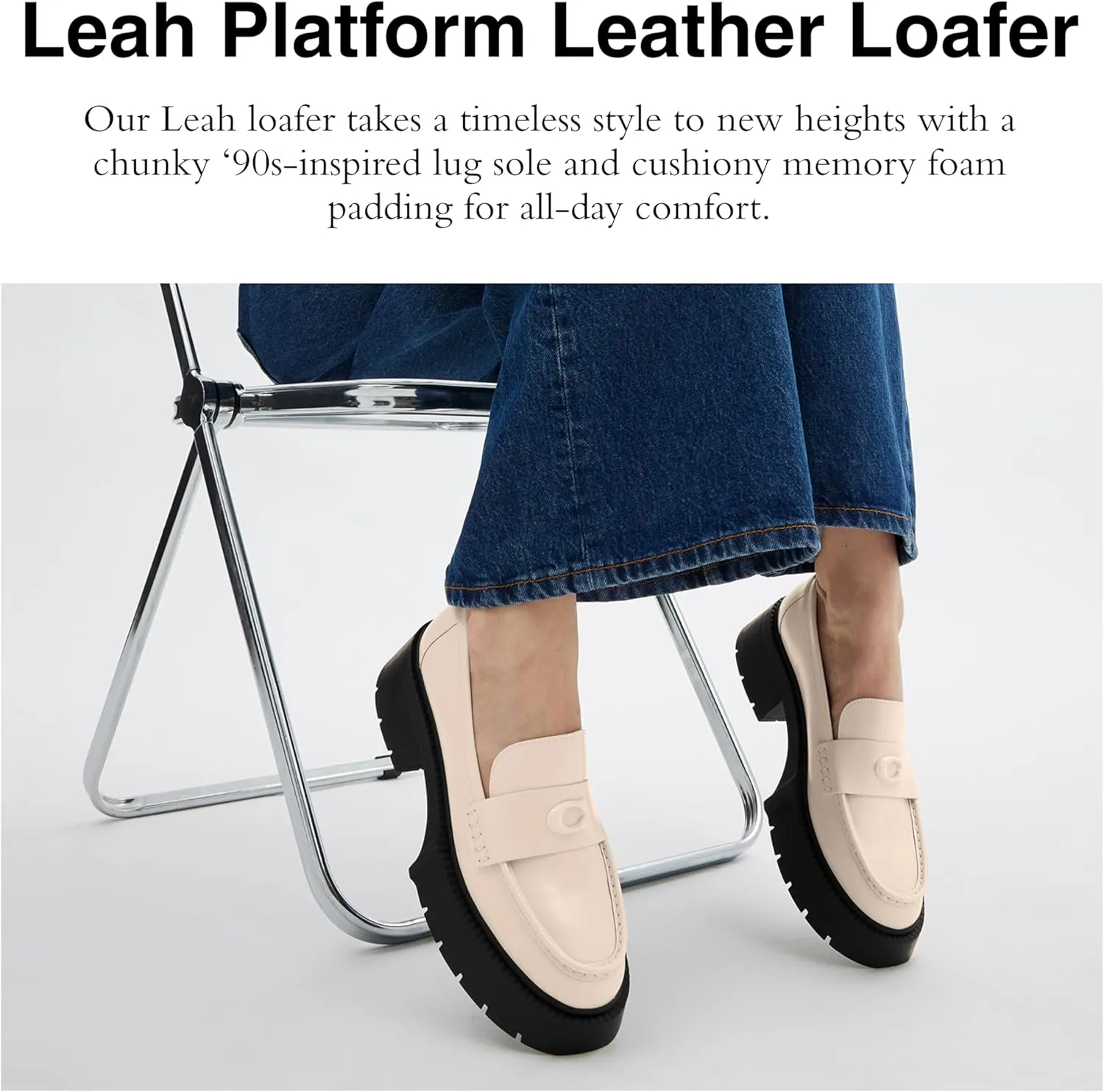 Coach Women's Leah Platform Loafer