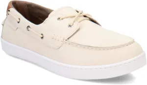 Cole Haan Men's Nantucket Boat Shoe, Whitecap Grey Nubuck/Optic White, 13