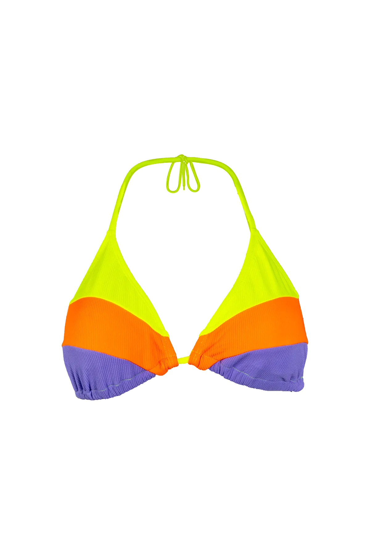 Color Block Slide Triangle Top