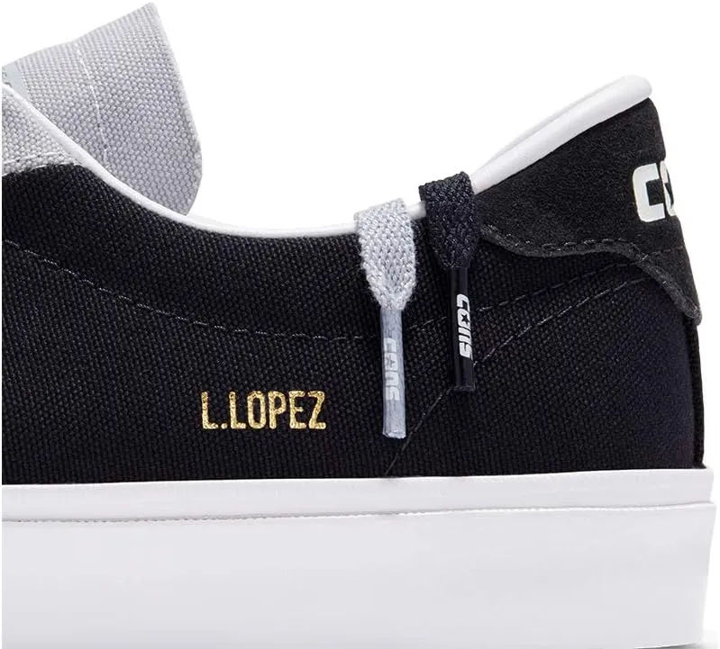 Converse Unisex Cons Louie Lopez Pro Low Top Black/Wolf Grey/White