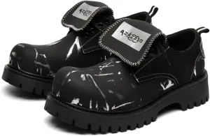 Cool Black Chunky Sneaker for Women Platform Sneakers Aesthetic Walking Shoes Fashion Couple Shoes