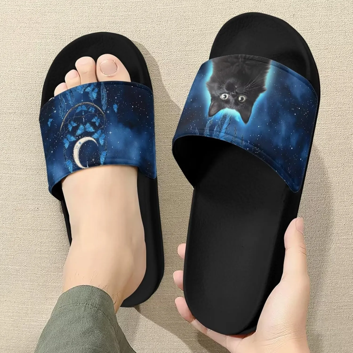 Cozy Summers House Slippers for Women Shower Shoes Womens Beach Sandals