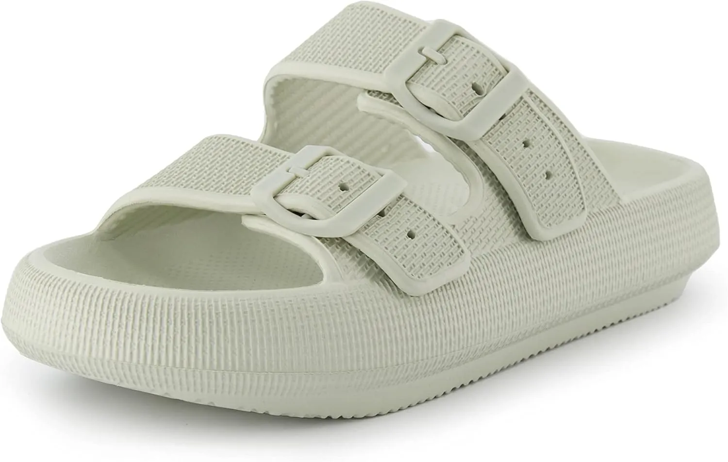 CUSHIONAIRE Women's Fame recovery cloud slide with  Comfort