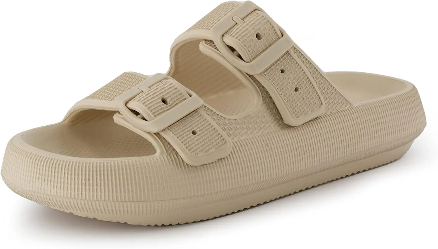 CUSHIONAIRE Women's Fame recovery cloud slide with  Comfort