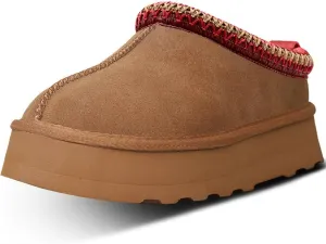 Cute Kids' Platform Slippers - Warm & Non-Slip Suede Clogs for Girls & Boys