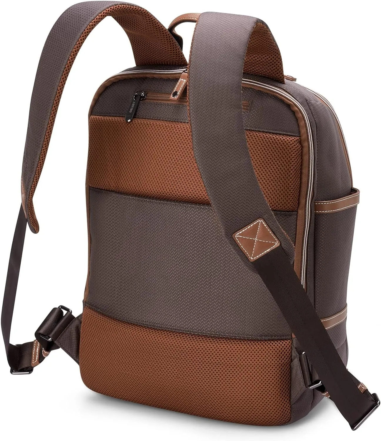 DELSEY PARIS Chatelet 2.0 Travel Laptop Backpack, Chocolate Brown