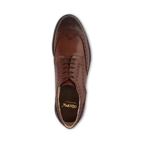 Derby in pelle color cuoio