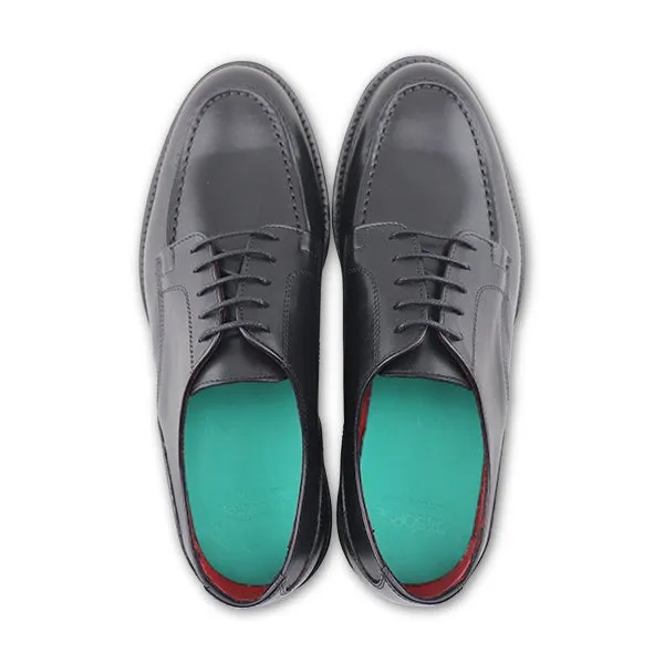 Derby nero in pelle