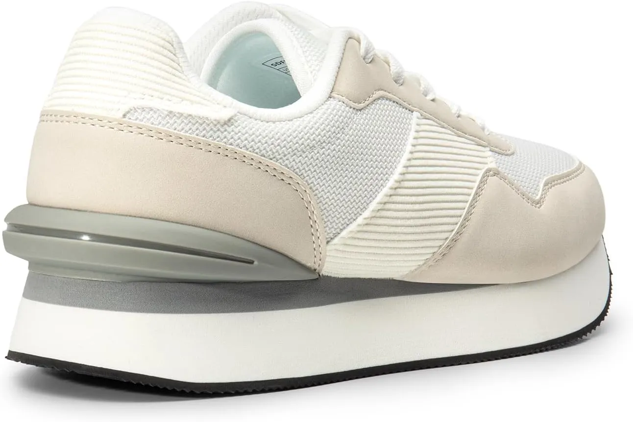 DREAM PAIRS Women Sneakers Tennis Ray Walking Platform Chunky Comfortable Lightweight Lace Up Casual Fashion Sneaker