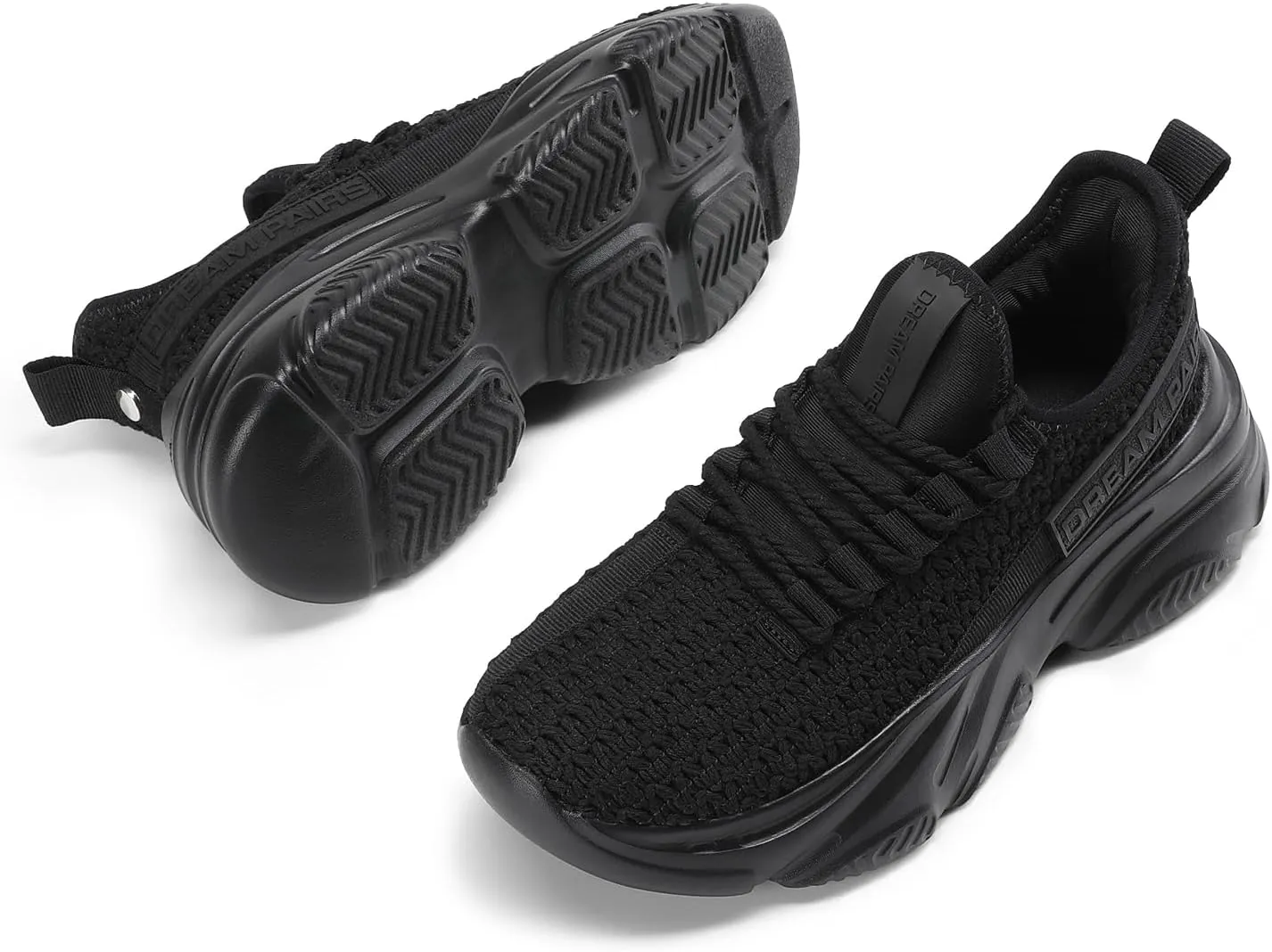 DREAM PAIRS Women's Platform Chunky Fashion Sneakers Slip on Walking Stylish Lightweight Classic Casual Sneaker