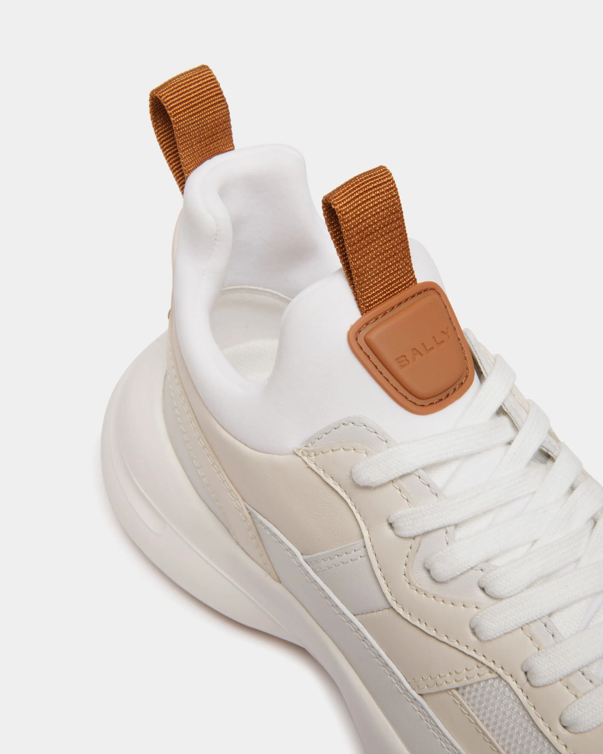 Dune Sneaker in White Leather