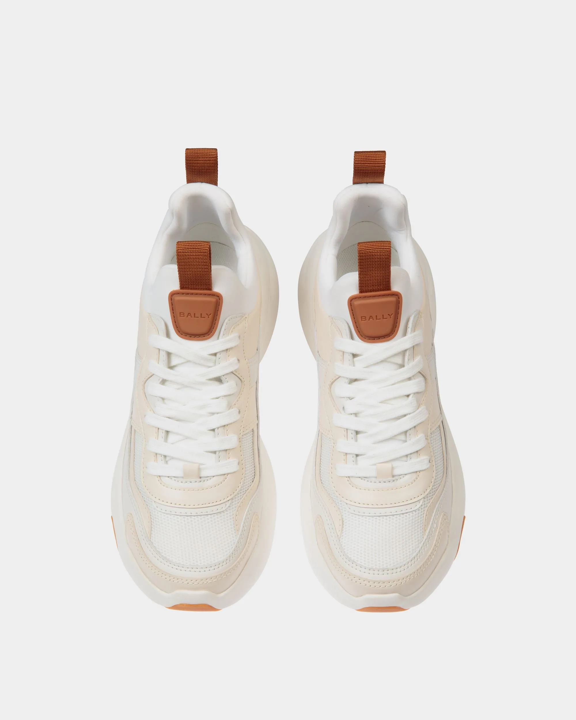 Dune Sneaker in White Leather