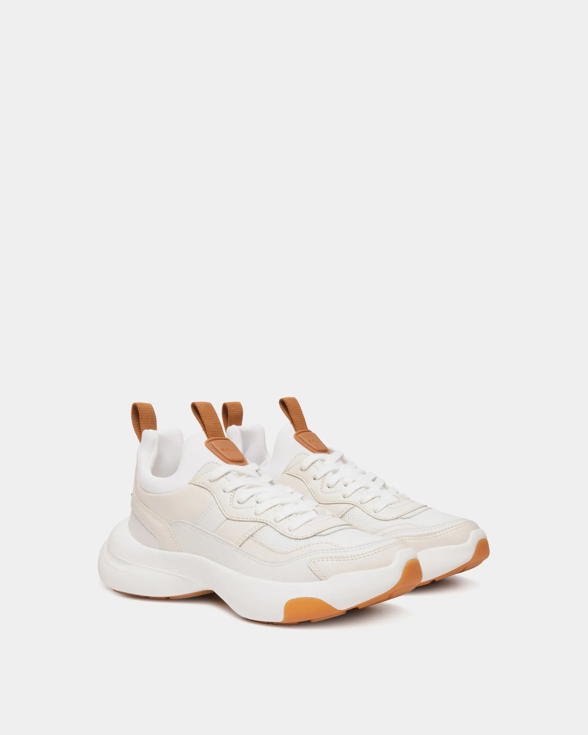 Dune Sneaker in White Leather