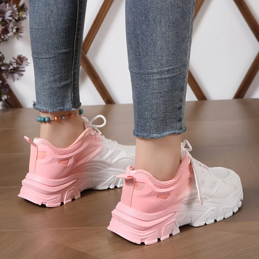 Elegante Gradient Chunky Sneaker für Damen | Für den Alltag