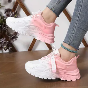 Elegante Gradient Chunky Sneaker für Damen | Für den Alltag