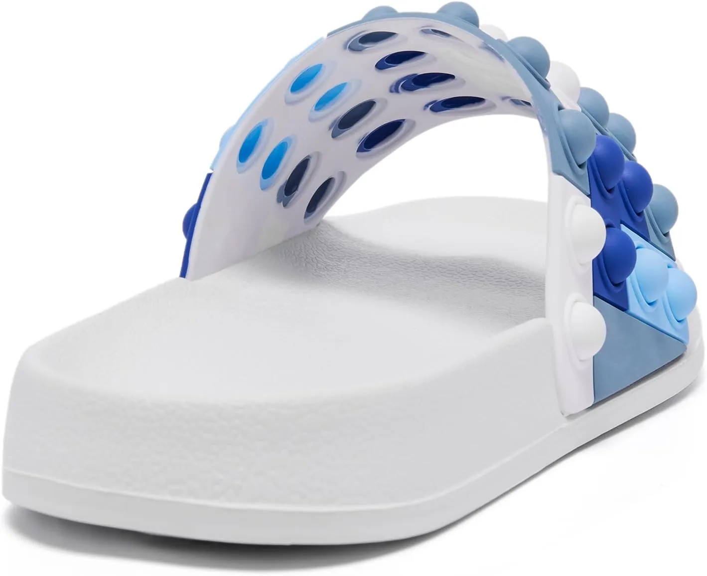 Engtoy Kid Boys Girls Slides Sandals For Kid Unisex Child Slippers Lightweight Non-slip Open Toe Comfy Shower Beach Funny Slide Sandals