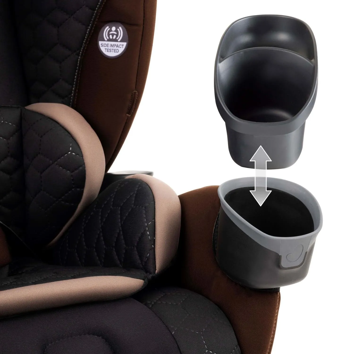 Evenflo EveryFit/All4One 3-in-1 Convertible Car Seat w/Quick Clean Cover (Belmont Brown)