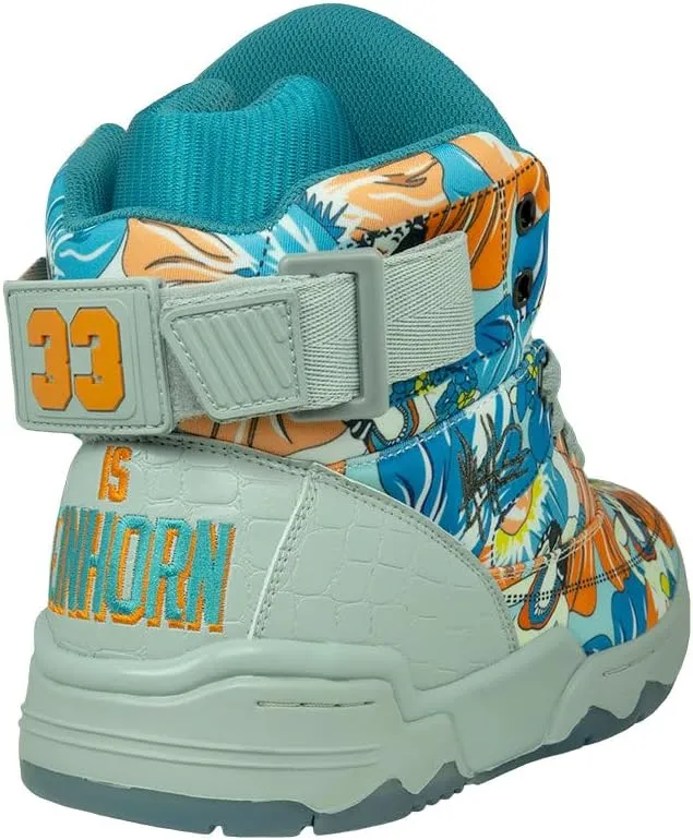 Ewing Athletics 33 Hi Ace Ventura 25th Anniversary by Mache – Vibrant Pattern, Special Edition, Retro Style, Custom Packaging
