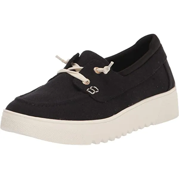 Eyelet Dr. On Get Black Ready-made Big-value deals Rounded Onboard Slip Detailed Toe Oxfords Scholl's