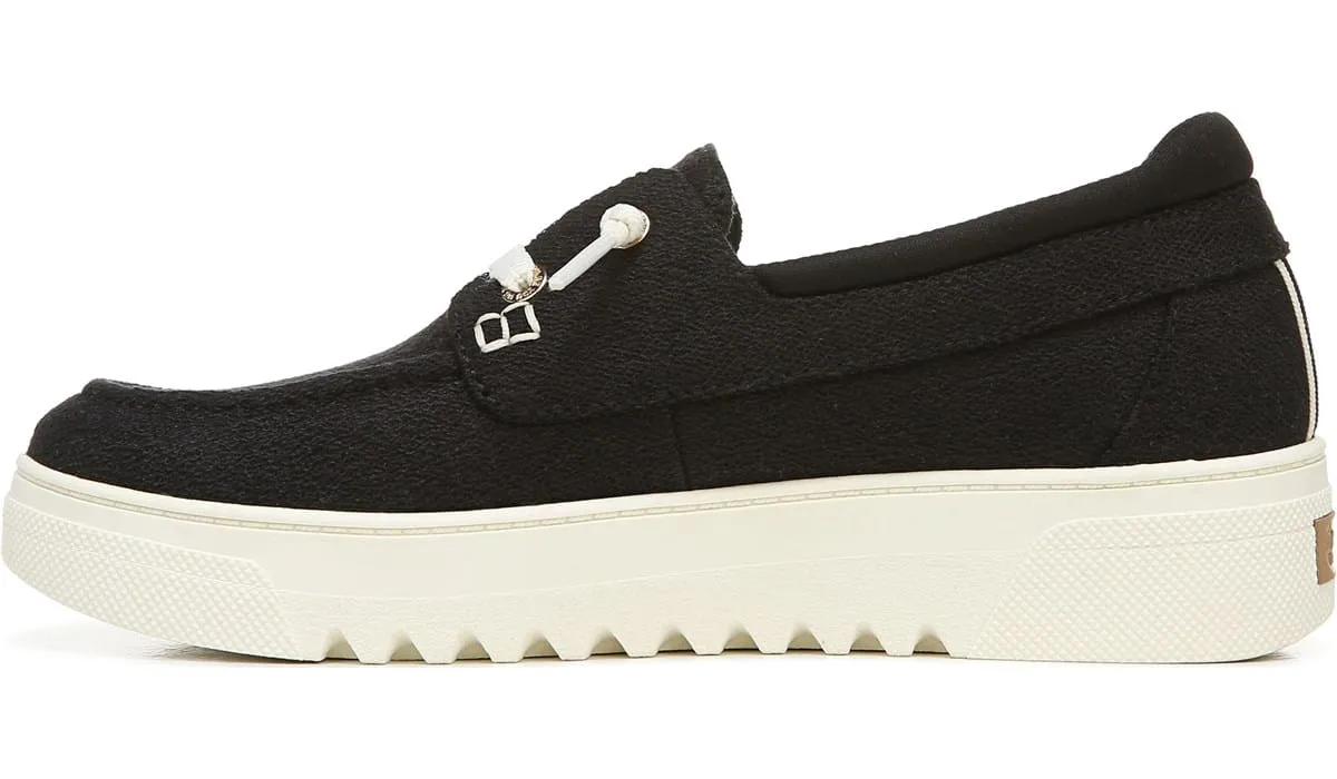 Eyelet Dr. On Get Black Ready-made Big-value deals Rounded Onboard Slip Detailed Toe Oxfords Scholl's