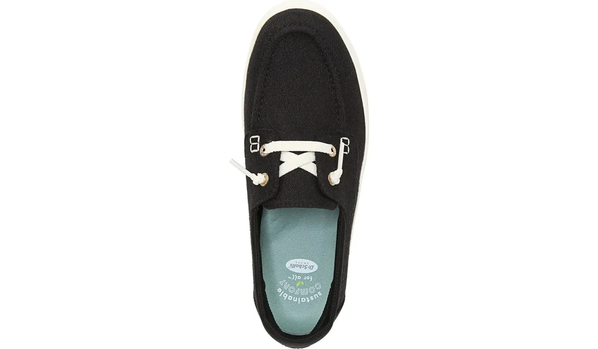 Eyelet Dr. On Get Black Ready-made Big-value deals Rounded Onboard Slip Detailed Toe Oxfords Scholl's