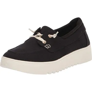 Eyelet Dr. On Get Black Ready-made Big-value deals Rounded Onboard Slip Detailed Toe Oxfords Scholl's