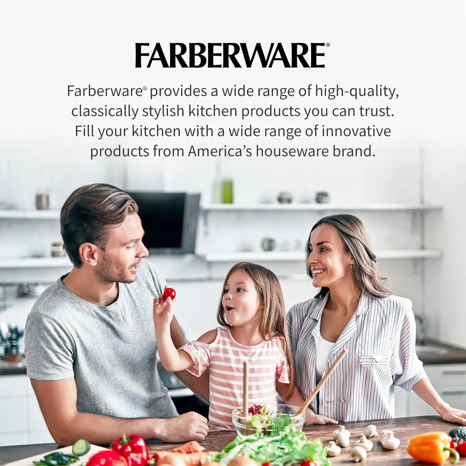 Farberware Easy to use pro Pump Spinner with Bowl, Colander and Built in draining System for Fresh, Crisp, Clean Salad and Produce, 6.6 quart, Green