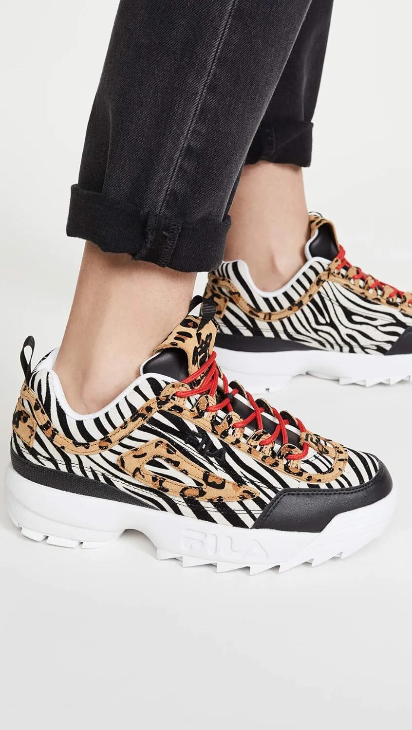 Fila Women's Disruptor Ii Leopard Sneaker