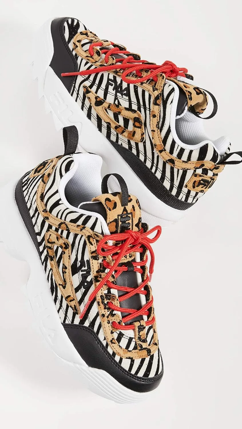 Fila Women's Disruptor Ii Leopard Sneaker