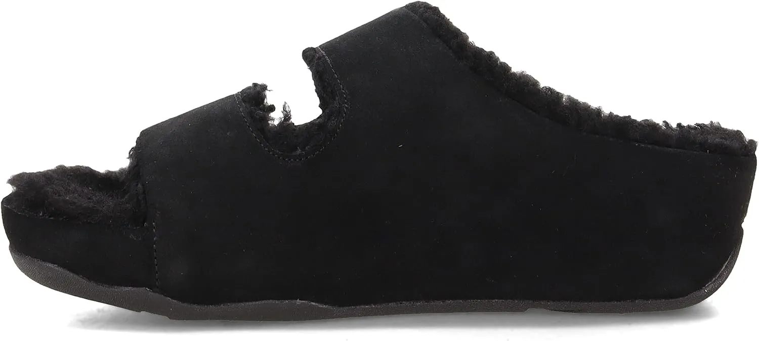 FitFlop Women's, Shuv Two-Bar Shearling Sandal
