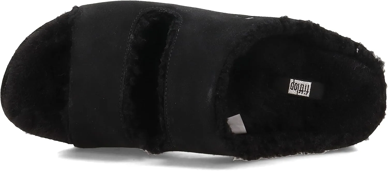 FitFlop Women's, Shuv Two-Bar Shearling Sandal